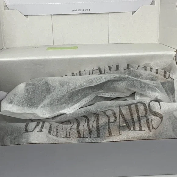 NIB women’s Dream Pairs peep toe black suede heeled shoes, size 9 - Picture 8 of 10